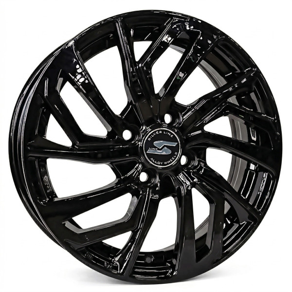 Silverline 4x100 5.5x15 ET43 54.1 Buffalo Black