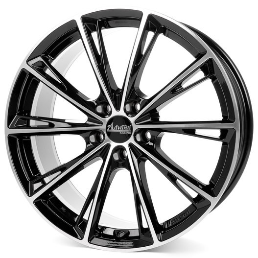 Advanti 5x114.3 7.5x17 ET30 72.6 PREDATOR BLACK